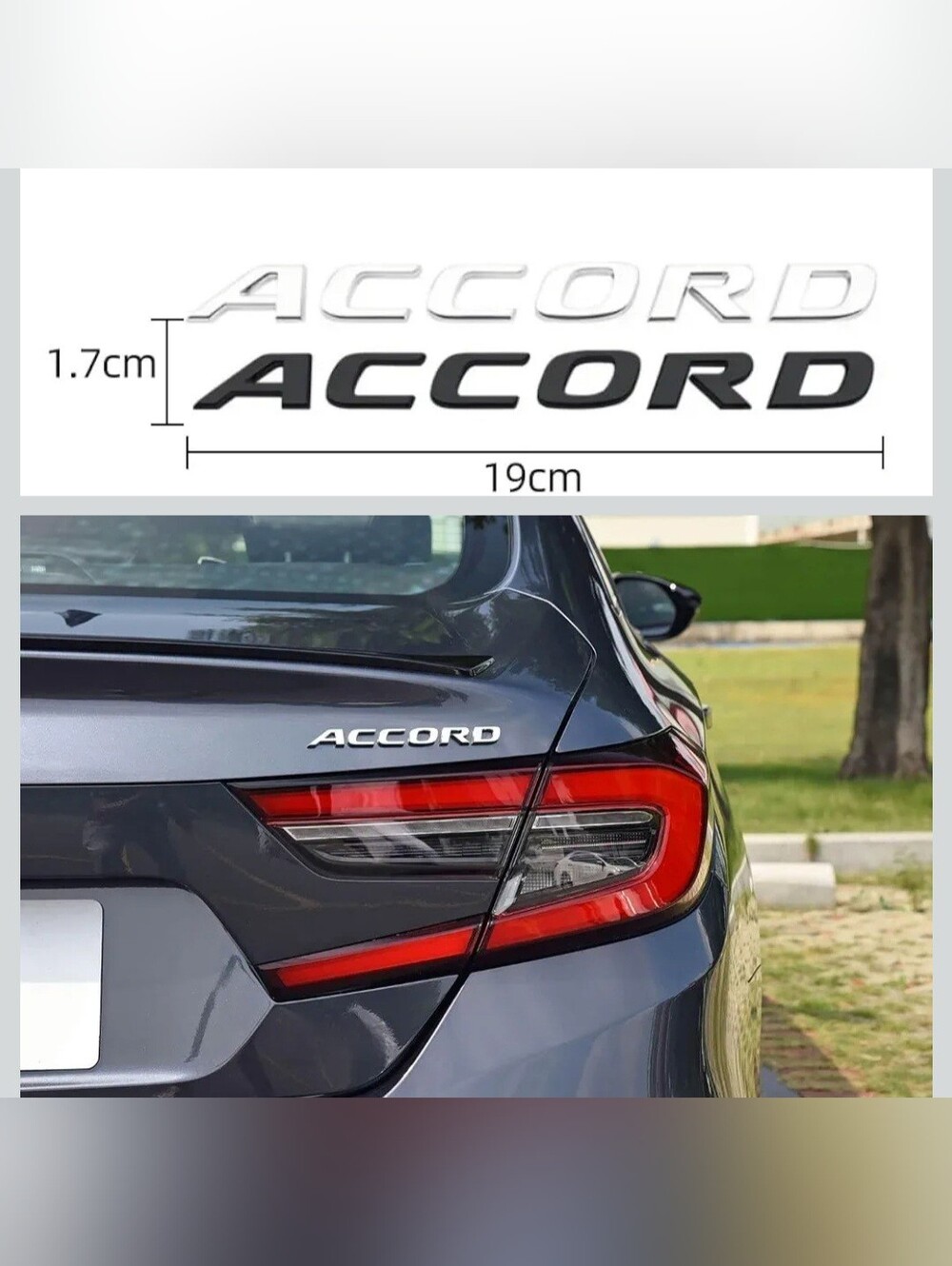 Honda Accord Emblem Badge Adhesive Backing Choose Color